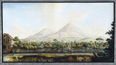 Wezuwiusz, Królestwo Neapolu, ok. 1767 autorstwa Unbekannt