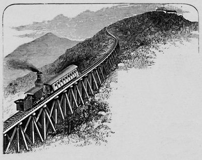 Kolej Mount Washington, 1883 autorstwa Unbekannt