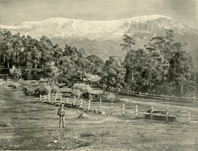Góra Wellington, od Huon Road, 1901. autorstwa Unbekannt