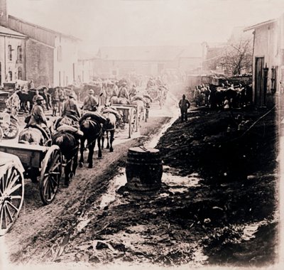 Oddziały konne z wozami, c1914-c1918 autorstwa Unbekannt