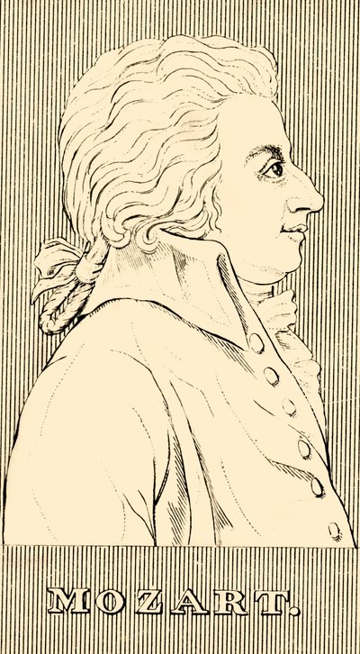 Mozart, 1756-1791, 1830. autorstwa Unbekannt