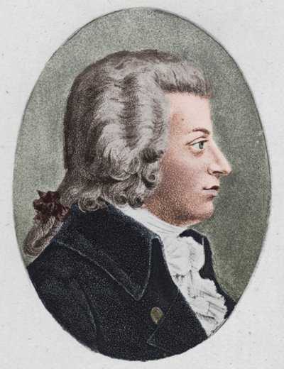 Mozart., 1895. autorstwa Unbekannt