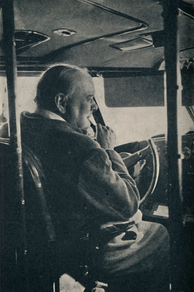 Pan Churchill z R.A.F. - za sterami latającej łodzi Berwick, 1942, 1945. autorstwa Unbekannt