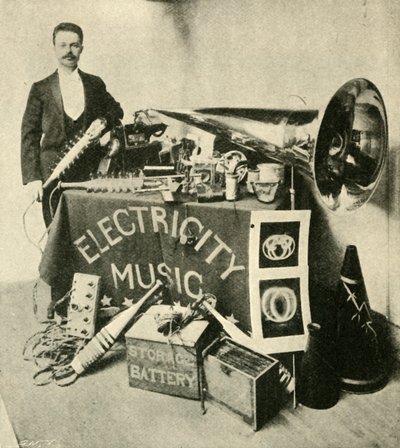 Pan Patterson i jego aparat, 1900. autorstwa Unbekannt