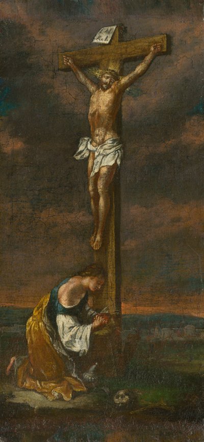 Maria Magdalena pod krzyżem autorstwa Unbekannt