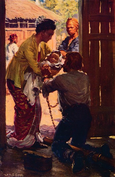 Pani Judson zabiera dziecko do przykutego męża, ok. 1912 r. autorstwa Unbekannt