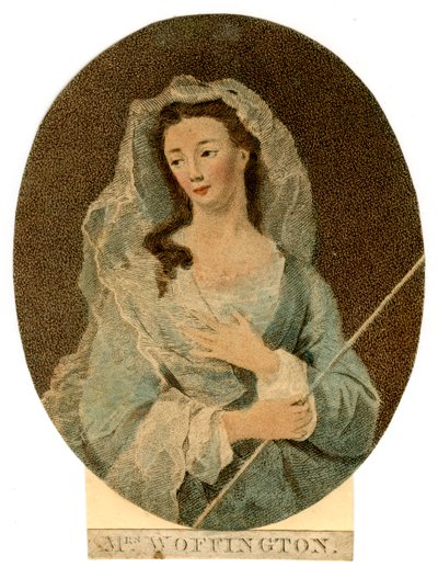 Pani Woffington, ok. 1760 autorstwa Unbekannt