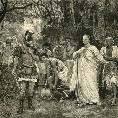 Morderstwo Cycerona, 1890. autorstwa Unbekannt