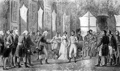 Napoleon Bonaparte zostaje ogłoszony cesarzem Francuzów w Saint-Cloud, 18 maja 1804 1882-1884 autorstwa Unbekannt
