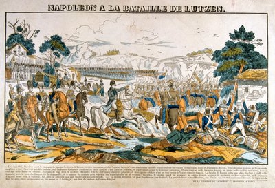 Napoleon w bitwie pod Lutzen, 2 maja 1813 r. autorstwa Unbekannt