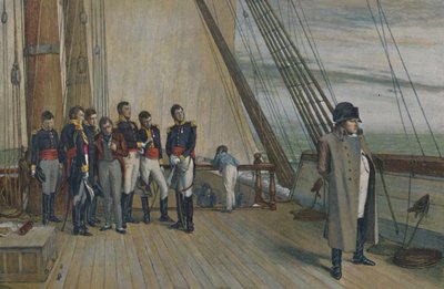 Napoleon na pokładzie H.M.S. Bellerophon, lipiec 1815, 1896. autorstwa Unbekannt
