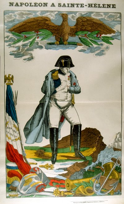 Napoleon na Św. Helenie, 1815-1821 1826 autorstwa Unbekannt