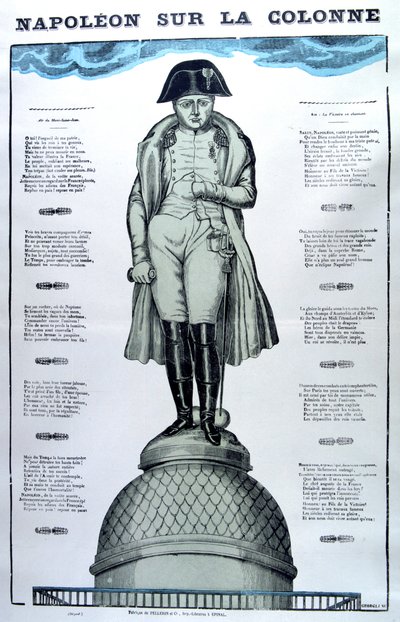 Napoleon na Kolumnie, XIX w. autorstwa Unbekannt
