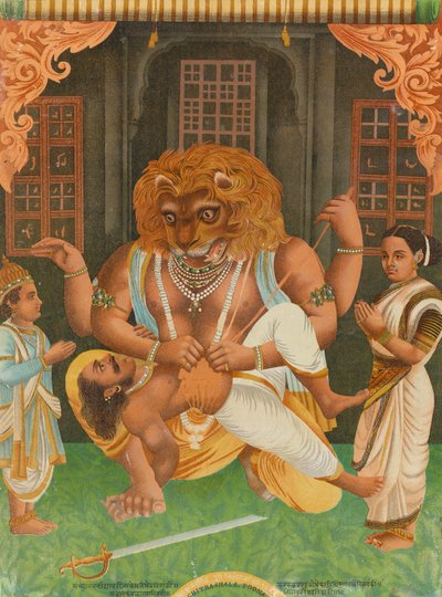 Narasimha, 1886. autorstwa Unbekannt