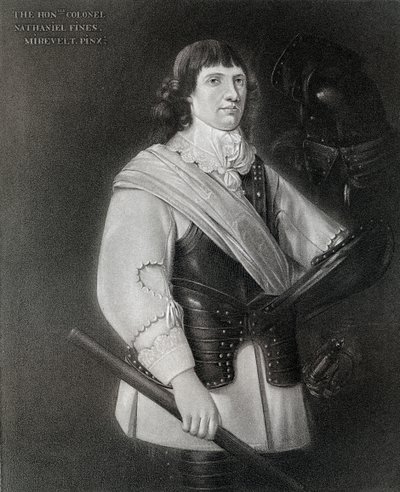Nathaniel Fiennes, c1608-1669, polityk angielski, XVII w., 1899 autorstwa Unbekannt