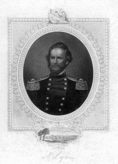 Nathaniel Lyon 1818-1861, amerykański generał, 1863 autorstwa Unbekannt