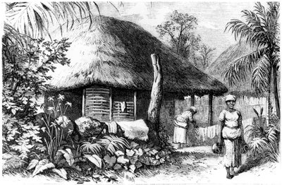 Miejsce zamieszkania, Santo Domingo, 1873 autorstwa Unbekannt
