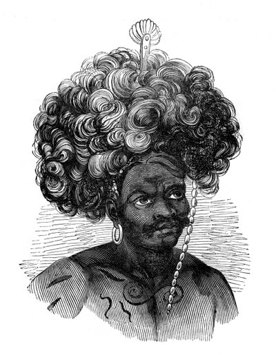Pochodzący z Wysp Papui, 1848 autorstwa Unbekannt