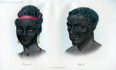 Mieszkańcy Bengueli i Angoli, 1848 autorstwa Unbekannt