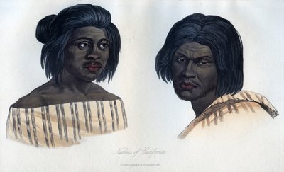 Rdzenni mieszkańcy Kalifornii, 1848 autorstwa Unbekannt