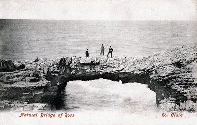 Naturalny most Ross, hrabstwo Clare, Irlandia, 1906 autorstwa Unbekannt