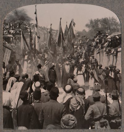 Procesja Nebi Musa, ok. 1900 autorstwa Unbekannt