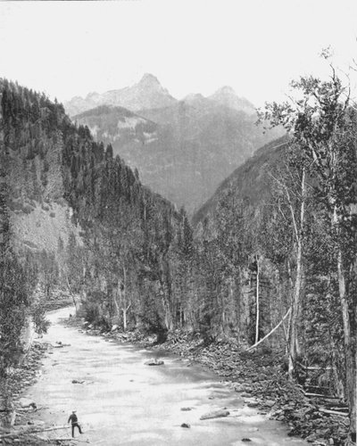 Góry Igieł, Kanion Rio de las Animas, Kolorado, USA, ok. 1900. autorstwa Unbekannt