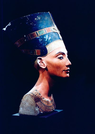 Nefertiti, egipska królowa i małżonka Echnatona, XIV wiek pne autorstwa Unbekannt