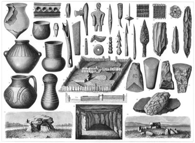 Zabytki neolityczne, 1901 autorstwa Unbekannt