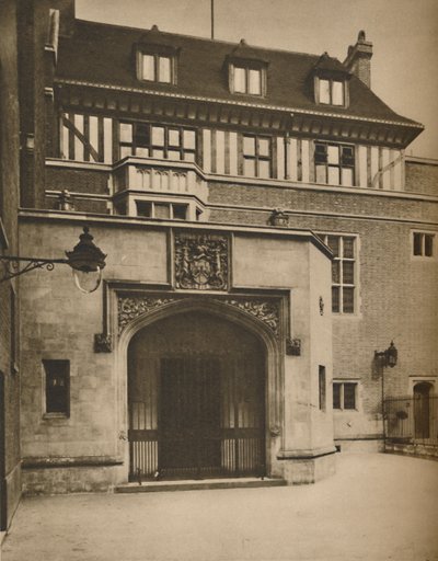 Nowa sala Starożytnej Kompanii Żelaznych Kupców w Aldersgate, c1935. autorstwa Unbekannt