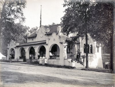 Budynek stanu Nowy Meksyk na Światowych Targach w 1904 r. autorstwa Unbekannt