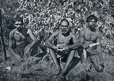 Aborygeni z Nowej Południowej Walii - Król Billy i jego A.D.C., c1900. autorstwa Unbekannt