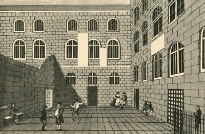 Newgate, Dziedziniec Wewnętrzny, XVIII wiek, 1925. autorstwa Unbekannt