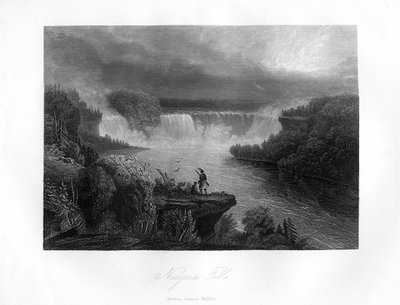 Wodospad Niagara, 1855 autorstwa Unbekannt