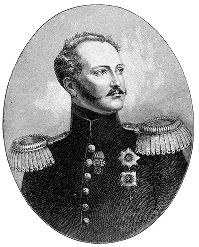 Mikołaj I 1796-1855, car Rosji w mundurze wojskowym autorstwa Unbekannt