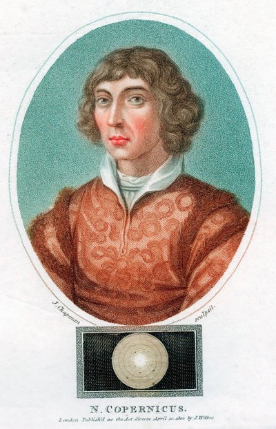 Mikołaj Kopernik, polski astronom, 1802 autorstwa Unbekannt