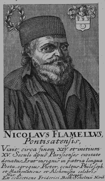 Nicolas Flamel 1330-1418 autorstwa Unbekannt