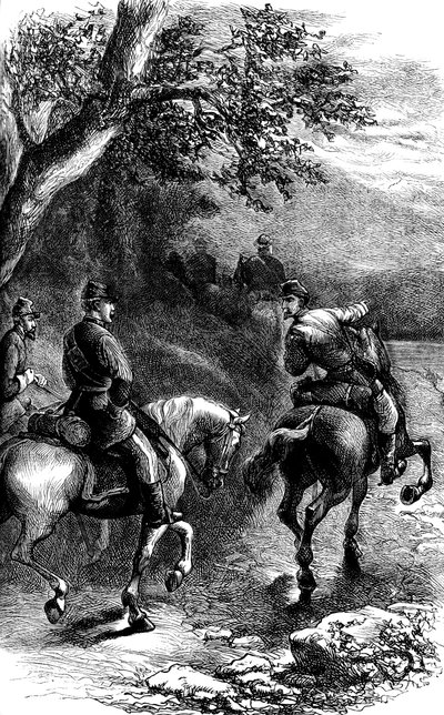 Marsz nocny na Harpers Ferry, Wirginia, ok. 1861 r., ok. 1880 r. autorstwa Unbekannt