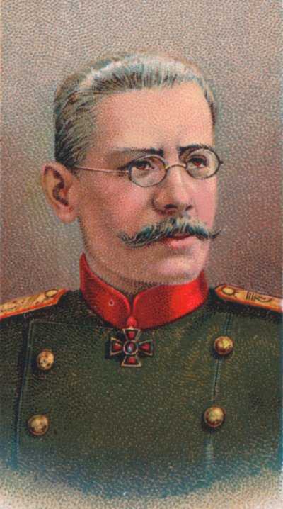 Nikołaj Władimirowicz Ruzski 1854-1918, rosyjski generał I wojny światowej, 1917 autorstwa Unbekannt