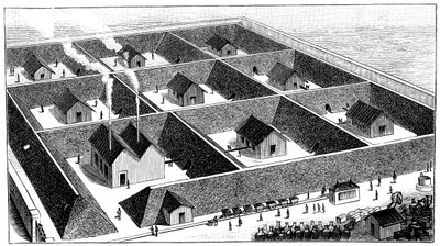 Zakład przetwórstwa nitrogliceryny, fabryka materiałów wybuchowych, Val Bormida k. Cengio, Włochy, 1888 r. autorstwa Unbekannt