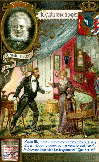 Dom lalki Nora, Henrik Ibsen, ok. 1900 autorstwa Unbekannt