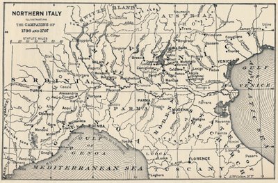 Północne Włochy – Ilustruje kampanie z lat 1796 i 1797, 1896 autorstwa Unbekannt