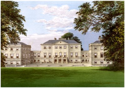 Nuneham Park, Oxfordshire, dom rodziny Harcourt, ok. 1880 autorstwa Unbekannt