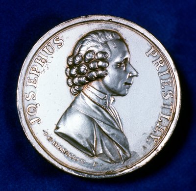 Awers medalu pamiątkowego dla Josepha Priestleya 1733-1804, 1803 autorstwa Unbekannt