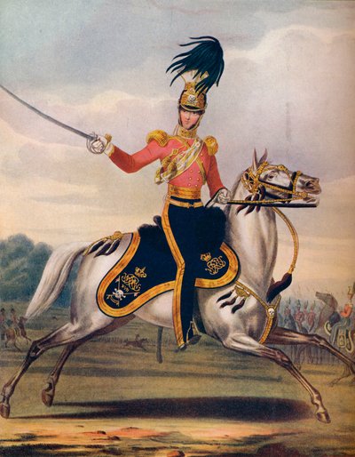 Oficer XVII Ułanów, ok. 1833 r. 1914 autorstwa Unbekannt