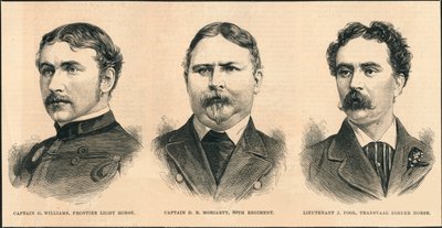 Oficerowie zabici w wojnie Zulusów, 1879 r. autorstwa Unbekannt
