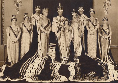 Oficjalna Grupa Koronacyjna, 1937 autorstwa Unbekannt