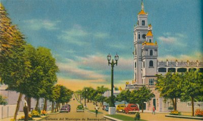 Olaya Herrera Avenue, Barranquilla, ok. 1940 r. autorstwa Unbekannt