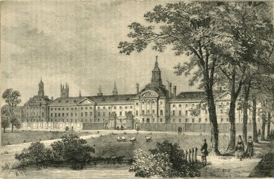 Szpital Old Bethlehem, Moorfields ok. 1750, ok. 1872. autorstwa Unbekannt