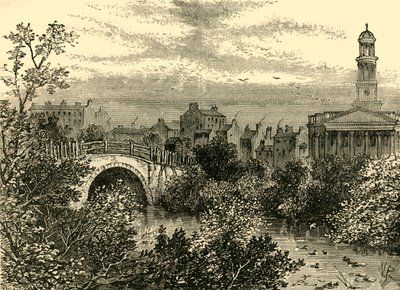 Stary most nad jeziorem, Regents Park, 1847, c1876. autorstwa Unbekannt